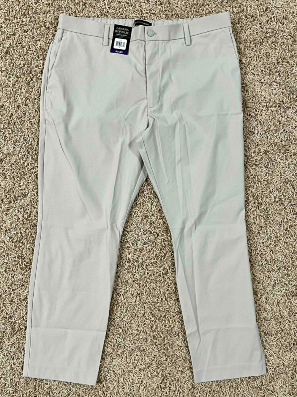 Banana Republic Men's Commuter Pants Beige, Size 40x29 (New)